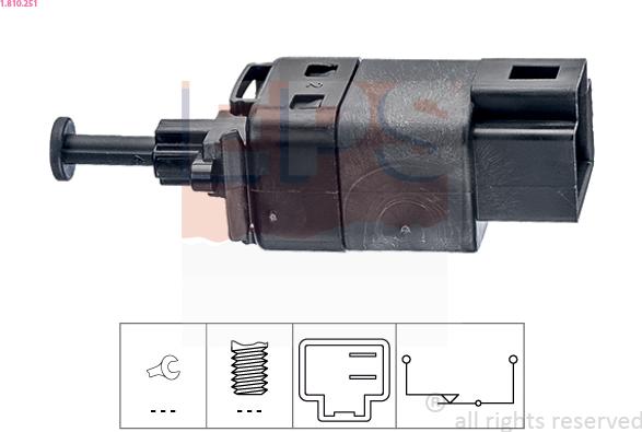 EPS 1.810.251 - Comutator lumini frana parts5.com