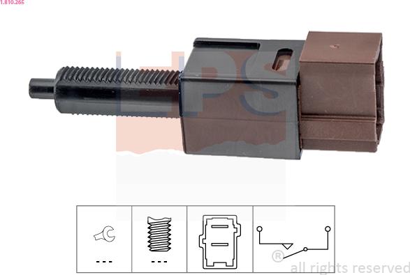 EPS 1.810.265 - Interruptor luces freno parts5.com