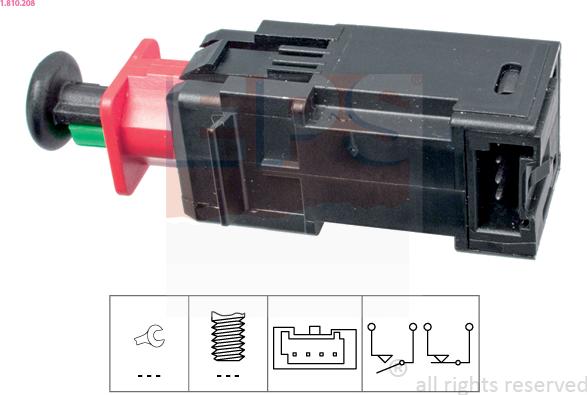 EPS 1.810.208 - Comutator lumini frana parts5.com