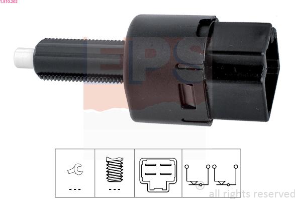 EPS 1.810.202 - Brake Light Switch parts5.com