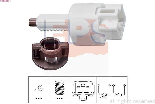 EPS 1.810.212 - Bremslichtschalter parts5.com