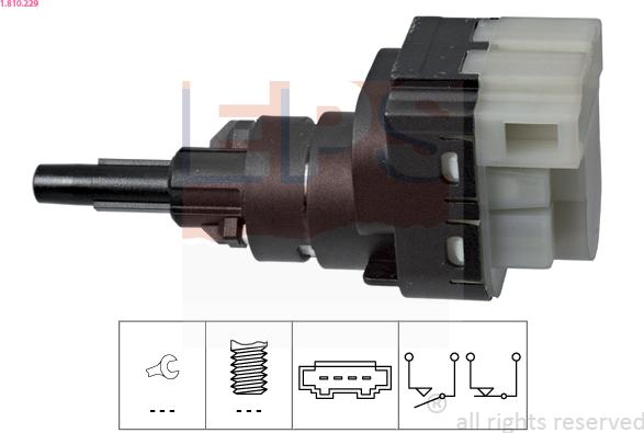 EPS 1.810.229 - Brake Light Switch parts5.com