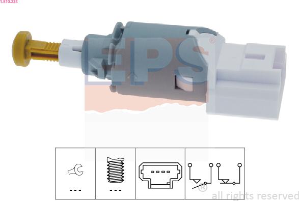 EPS 1.810.225 - Interruptor luces freno parts5.com