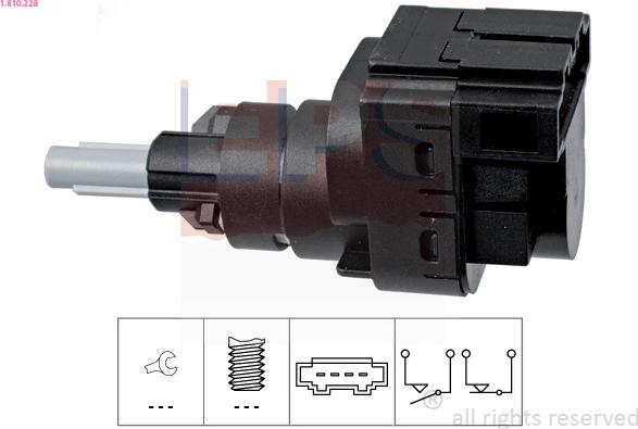 EPS 1.810.228 - Spínač brzdových svetiel parts5.com