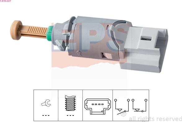 EPS 1.810.227 - Comutator lumini frana parts5.com