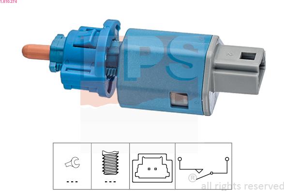 EPS 1.810.274 - Włącznik, wysprzęglanie (GRA) parts5.com