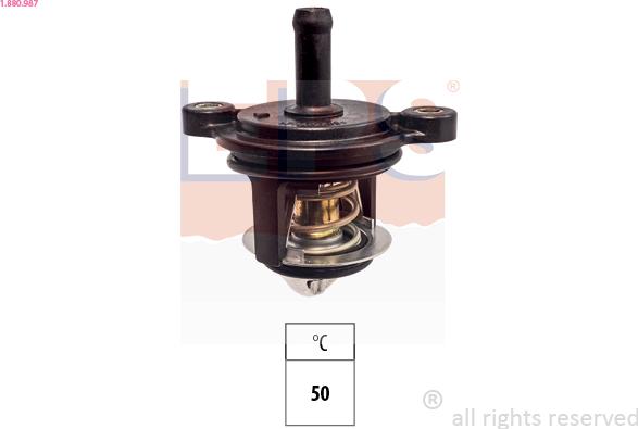 EPS 1.880.987 - Thermostat, coolant parts5.com