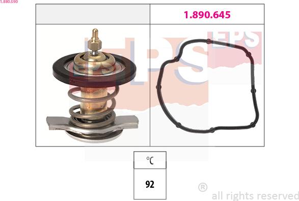 EPS 1.880.590 - Termostat, hladilno sredstvo parts5.com