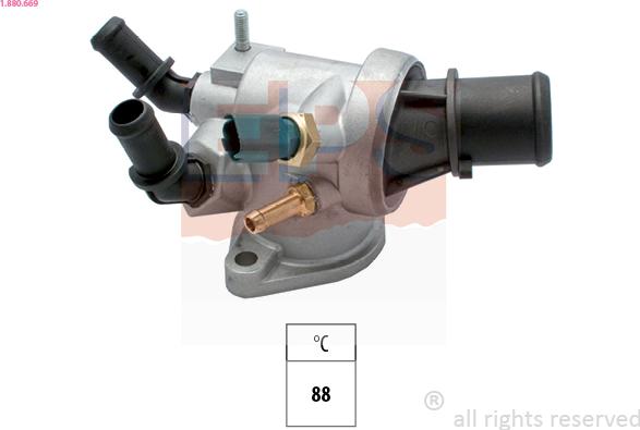 EPS 1.880.669 - Termostat chladenia parts5.com