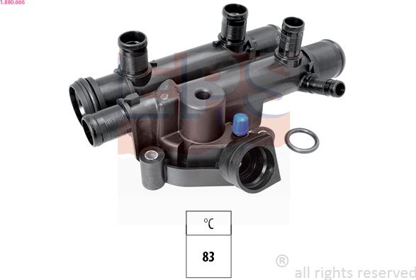 EPS 1.880.666 - Thermostat, Kühlmittel parts5.com