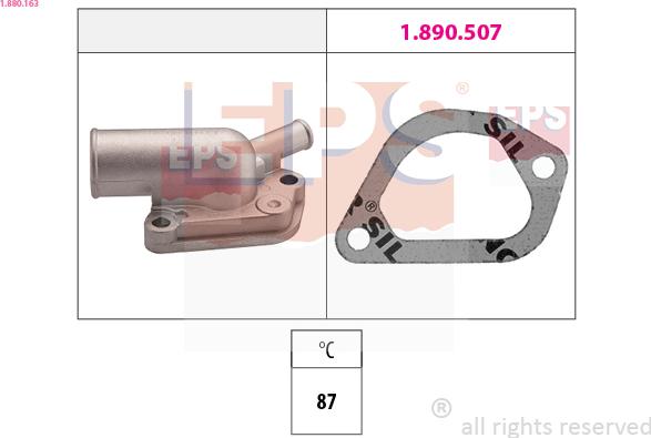 EPS 1.880.163 - Termostat,lichid racire parts5.com