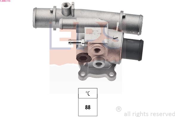 EPS 1.880.115 - Thermostat, coolant parts5.com