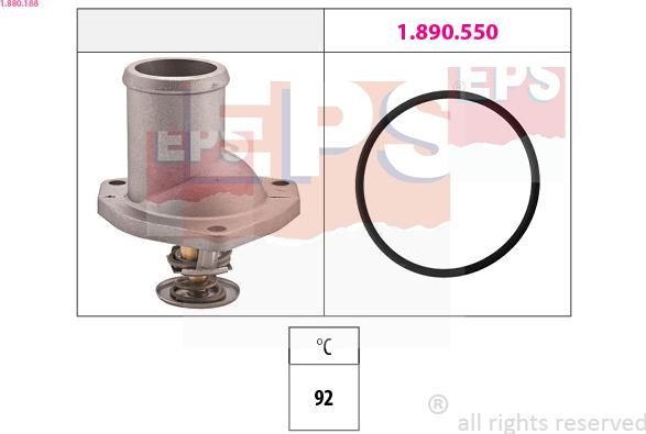 EPS 1.880.188 - Termostato, refrigerante parts5.com