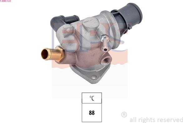 EPS 1.880.122 - Thermostat, coolant parts5.com