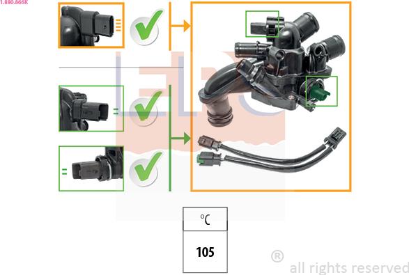 EPS 1.880.866K - Termostat, hladilno sredstvo parts5.com