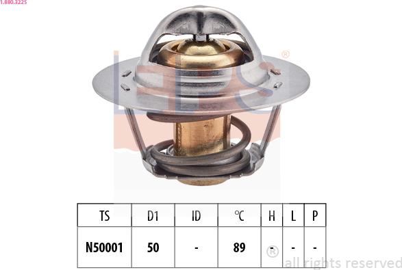 EPS 1.880.322S - Termostat,lichid racire parts5.com