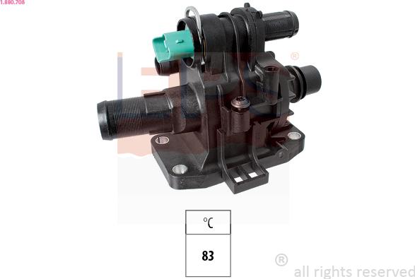 EPS 1.880.708 - Termostato, refrigerante parts5.com