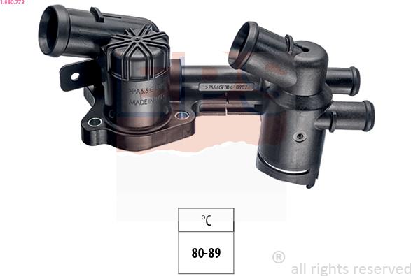 EPS 1.880.773 - Termostato, refrigerante parts5.com