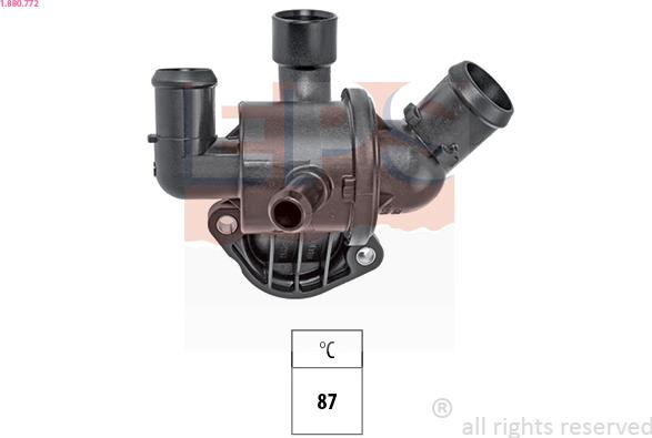 EPS 1.880.772 - Thermostat, coolant parts5.com