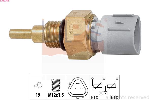 EPS 1.830.368 - Senzor, temperatura rashladnog sredstva parts5.com