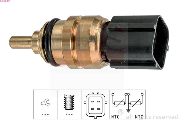 EPS 1.830.371 - Senzor, temperatura hladilnega sredstva parts5.com