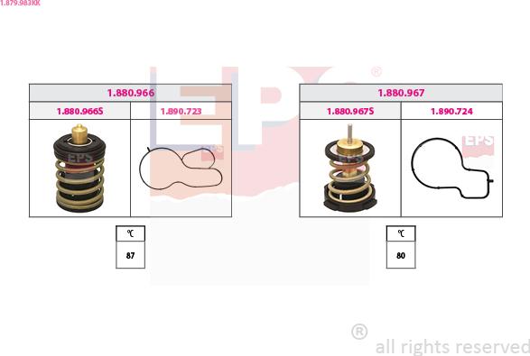 EPS 1.879.983KK - Termometar, rashladno sredstvo parts5.com