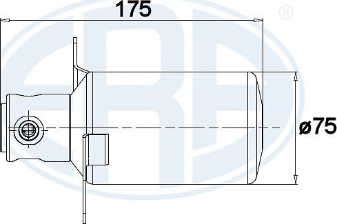 ERA 668015 - Filtre déshydratant, climatisation parts5.com