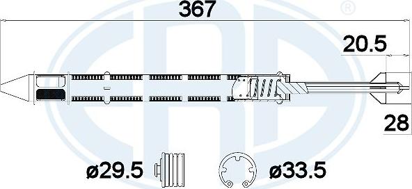 ERA 668013 - Uscator,aer conditionat parts5.com