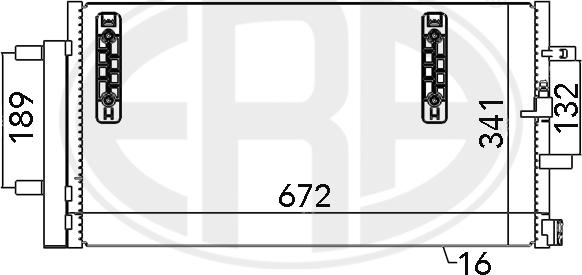 ERA 667048 - Condenser, air conditioning parts5.com