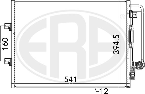 ERA 667072 - Condenser, air conditioning parts5.com