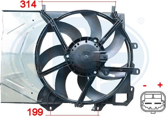 ERA 352043 - Ventilador, refrigeración del motor parts5.com