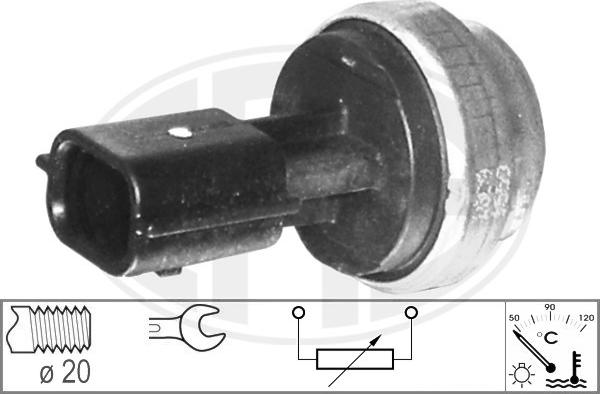 ERA 330558 - Sensor, temperatura del refrigerante parts5.com