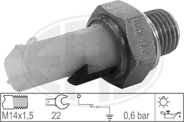 ERA 330698 - Tunnistin, öljynpaine parts5.com