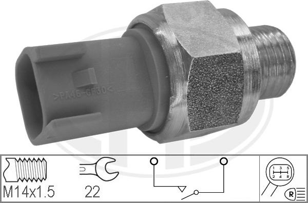 ERA 330603 - Contacteur, feu de recul parts5.com