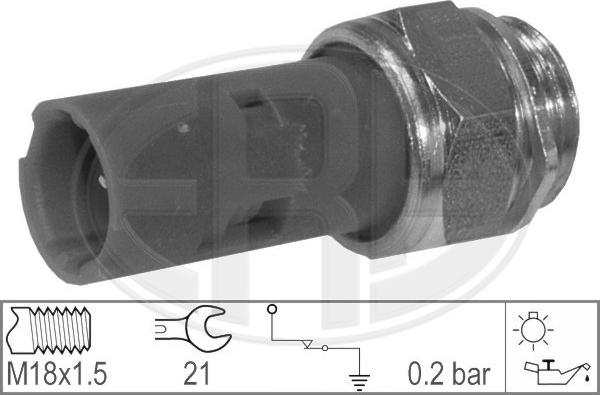 ERA 330021 - Senzor, pritisak ulja parts5.com