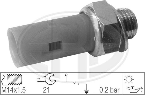 ERA 330027 - Tunnistin, öljynpaine parts5.com