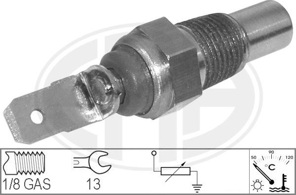 ERA 330100 - Датчик, температура на охладителната течност parts5.com