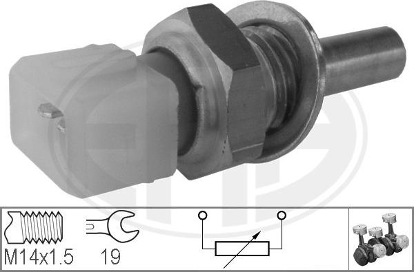 ERA 330115 - Αισθητήρας, θερμοκρ. ψυκτικού υγρού parts5.com