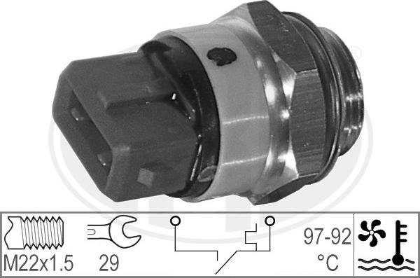 ERA 330188 - Comutator temperatura, ventilator radiator parts5.com