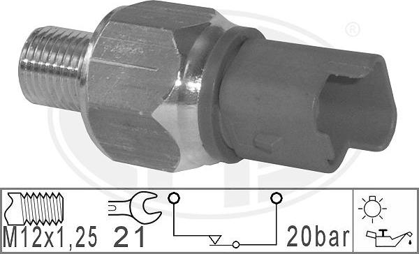 ERA 330801 - Sensor, presión de aceite parts5.com