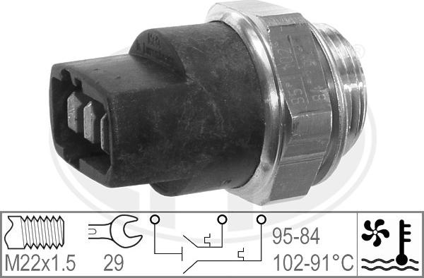 ERA 330268 - Temperature Switch, radiator / air conditioner fan parts5.com