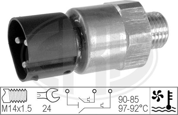 ERA 330208 - Термовыключатель, вентилятор радиатора / кондиционера parts5.com