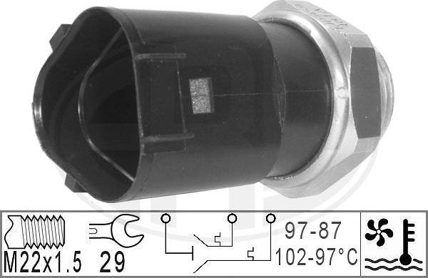 ERA 330230 - Teplotný spínač ventilátora chladenia parts5.com