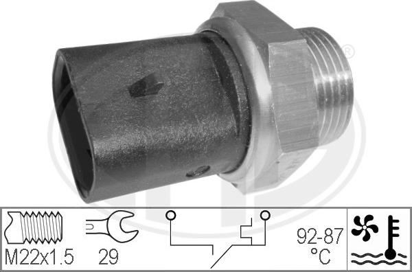 ERA 330273 - Interrupteur de température, ventilateur de radiateur parts5.com