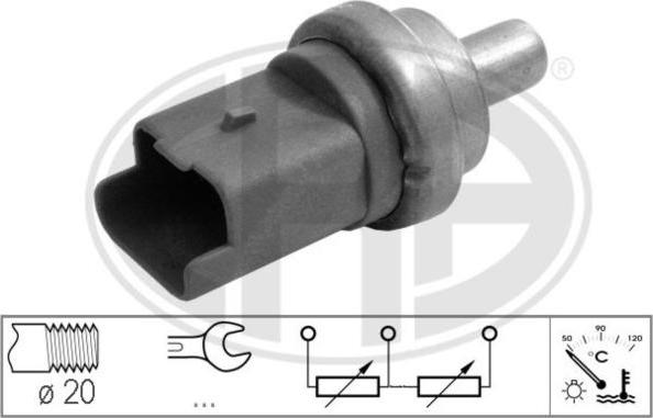 ERA 330742 - Sensor, temperatura del refrigerante parts5.com