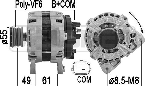 ERA 209537A - Generator / Alternator parts5.com