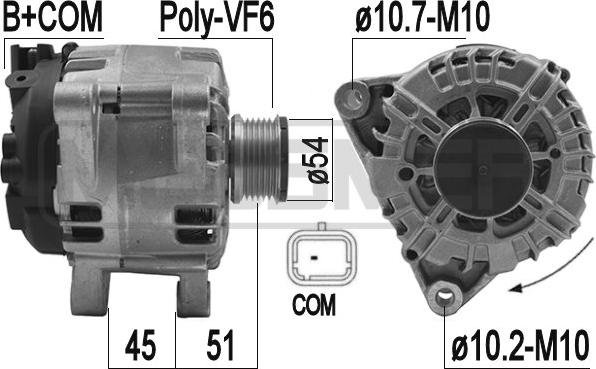 ERA 209196 - Alternatör parts5.com