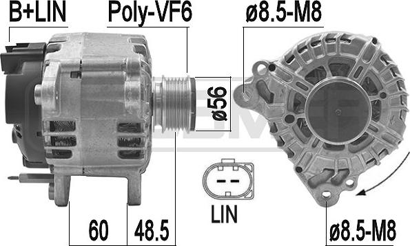 ERA 209191A - Alternatör parts5.com