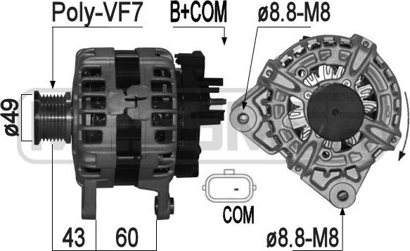 ERA 209292 - Alternatör parts5.com