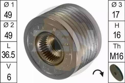 ERA 219031 - Remenica, alternator parts5.com